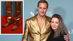 Alexander Skarsgård erschien zur Premiere ihres gemeinsamen Films „Wicker“ neben Olivia Cole in ...