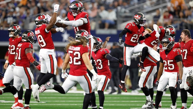 Die Tampa Bay Buccaneers feierten in Dallas den ersten Saisonsieg.