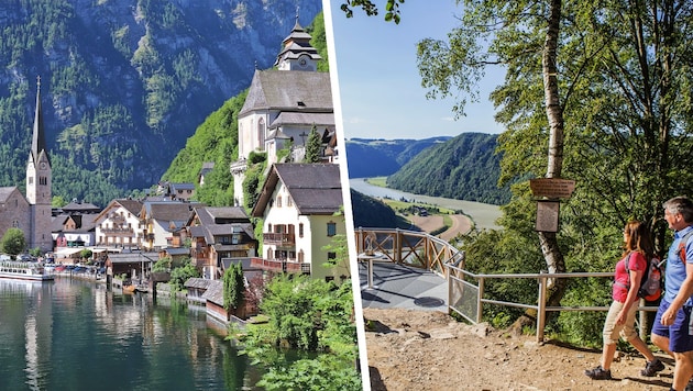 Die alte Salzmetropole Hallstatt zählt zum UNESCO Welterbe und auch der Donaulimes – entlang der ...