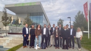 Die Kärntner Delegation auf Wirtschaftsmission in Brno.