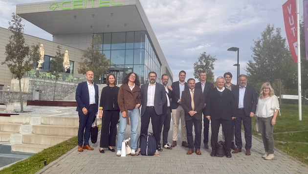 Die Kärntner Delegation auf Wirtschaftsmission in Brno.