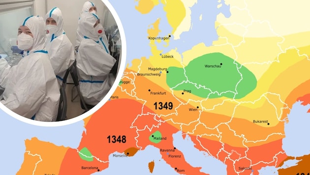 Die Pest breitete sich im 14. Jahrhundert auf weite Teile Europas aus.