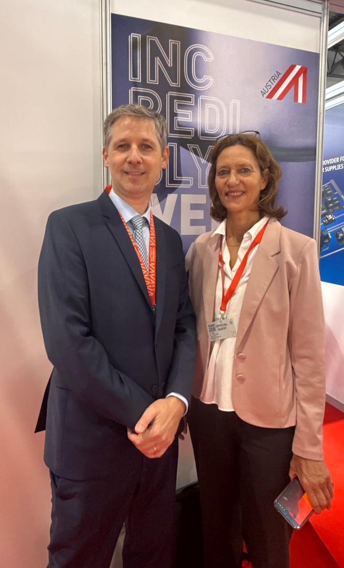 Wirtschaftskämmerer Klaus Hofstadler und Hemma Kircher-Schneider,