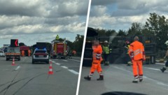 Der Unfall hatte schwerwiegende Auswirkungen – es baute sich rasch ein Stau auf.