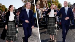 Was für ein Auftritt! Bei ihrem Überraschungsbesuch in Belfast zeigte Prinzessin Kate, die ...