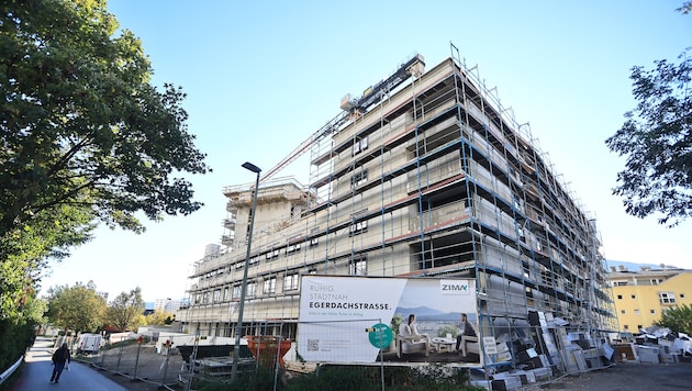 Das Wohnprojekt in der Egerdachstraße: Hier hätte die Stadt 21 Wohnungen plus ebensoviele ...