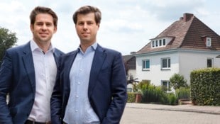 Die Gründer Sebastian Pfisterer (li.) und Franz Hörhager machen Immobilien „flüssig“.