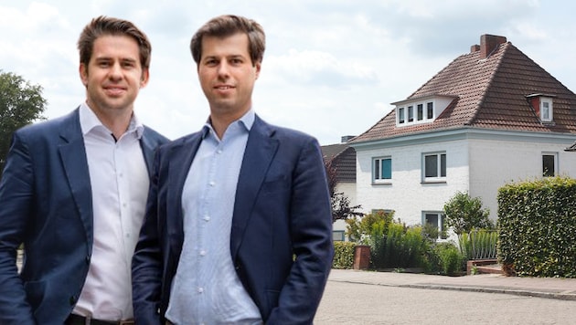 Die Gründer Sebastian Pfisterer (li.) und Franz Hörhager machen Immobilien „flüssig“.