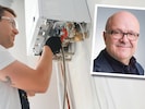 Robert Breitschopf, Innungsmeister der Heizungs-, Lüftungs- und Sanitärtechniker in Wien (kl. ...