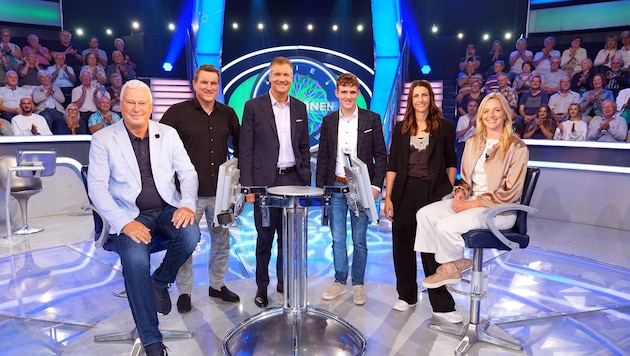 Toni Polster, Andi Herzog, Johannes Aigner, Janine Flock und Lisa Hauser (v.l.) kämpfen bei ...