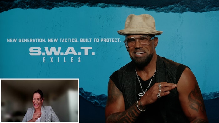 krone.tv-Redakteurin Isabella Langer wagt ein Online-Tänzchen mit Schauspieler Shemar Moore