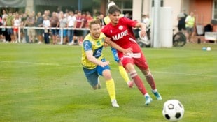 Tim Trummer (re.) steht beim GAK endlich wieder am Feld.