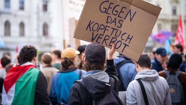 Zu den Demos riefen linke Gruppen, darunter SPÖ-Jugendorganisationen, auf.