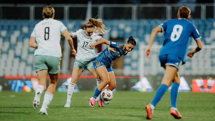 The ÖFB women’s team had to fight hard for a long time.