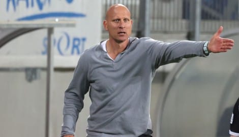 Enttäuscht: Austrias Neo-Coach Carsten Jancker.