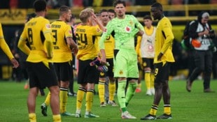Fassungslosigkeit bei den Dortmund-Spielern