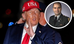 Trump erklärte lediglich, er habe Hasans Erschießung genehmigt ...
