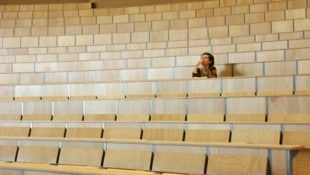 Einige Hörsäle an Österreichs Universitäten sind praktisch leer.