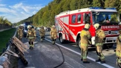 19 Mann der Feuerwehr Hallein waren im Einsatz. 