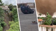 Im Süden Italiens wüteten schlimme Unwetter.
