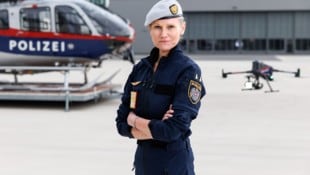 Die Grazerin Ulrike Hutsteiner ist die neue Chefin der Flugpolizei.