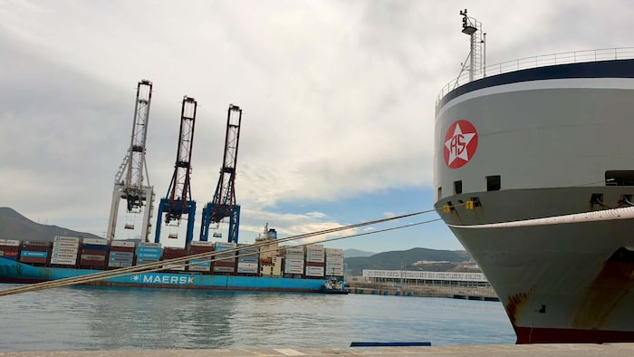 Der Hafen von Tanger ist einer der größten in ganz Afrika.