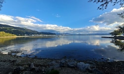 Die Weite des Bodensees lässt sich auf dieser Route besonders gut genießen.  