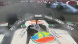 Arvid Lindblad sorgte beim Singapur-Sprint für eine gefährliche Situation.