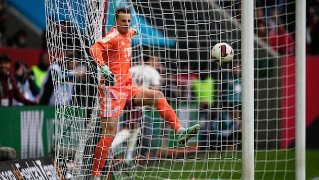 Bayern-Keeper Manuel Neuer kassierte schon nach acht Sekunden ein Gegentor.