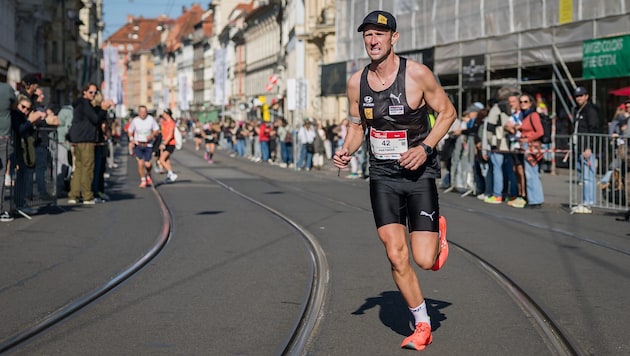 Rekord-Steirer Markus Hartinger startet am Sonntag beim Graz-Marathon über die halbe Distanz.