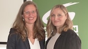 Frau Landessprecherin mit ihrer neuen Stellvertreterin Hanna Walk. 