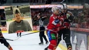 Die Abwehr um Maxi Preiml (Großes Bild, li.) ist gegen Salzburg gefordert, Neo-Goalie Mareks ...