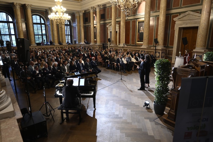 Der Große Saal der Universität Wien war bestens gefüllt.