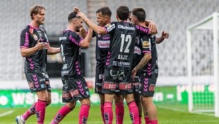 Die SV Ried gewann erstmals in der Saison auswärts.