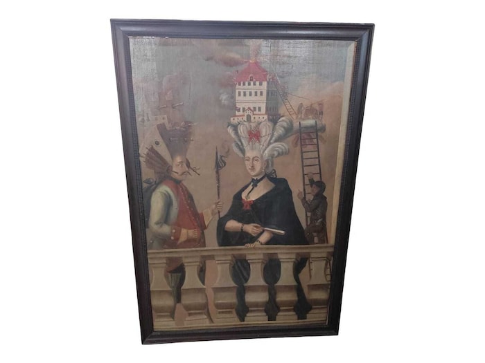 ... ein Ölgemälde aus dem Besitz von Erzherzog Franz Ferdinand ...