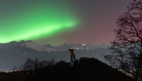 Augen auf in der Nacht! Ein Sonnensturm könnte auch über Österreich für leuchtende Farben am ...