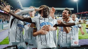 Oumar Diakité erzielte beide Treffer für Sturm Graz.