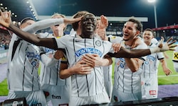 Oumar Diakité erzielte beide Treffer für Sturm Graz.