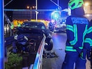 Das Auto musste von der Feuerwehr geborgen werden.