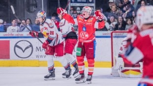 Salzburg (Hochkofler, li.) will sich revanchieren.