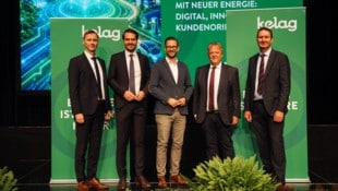 Danny Güthlein, Luca Burgstaller, Sebastian Schuschnig, Gilbert Isep und Reinhard Draxler bei ...