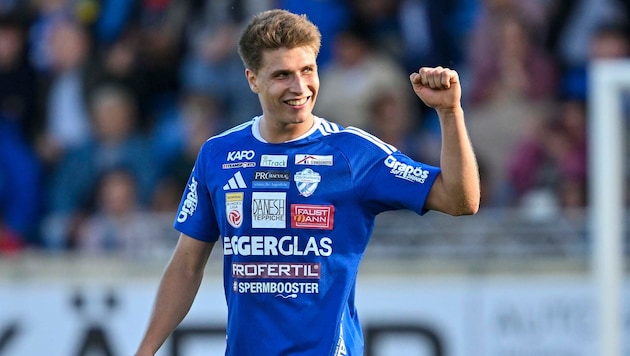 Marco Hoffmann (li.) jubelte am Wochenende gleich dreimal! Beim 4:3-Sieg gelang ihn sein erster ...