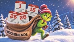 2027 schlägt der „Feiertags-Grinch“ besonders hart zu: Er „stiehlt“ uns gleich beide ...