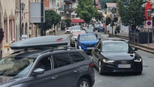 Auch durch die Gemeinde Golling führt eine Landesstraße.