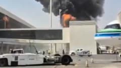 Nach dem tödlichen Angriff vom Samstag ist der Flughafen der saudi-arabischen Hauptstadt erneut ...