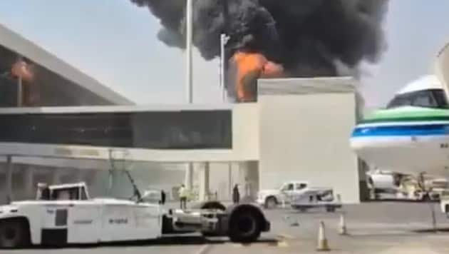 Nach dem tödlichen Angriff vom Samstag ist der Flughafen der saudi-arabischen Hauptstadt erneut ...