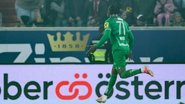 Claudy Mbuyi traf mit seinem ersten Ballkontakt.
