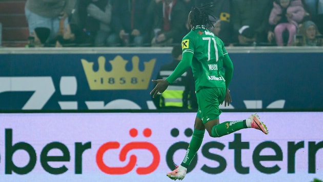 Claudy Mbuyi traf mit seinem ersten Ballkontakt.