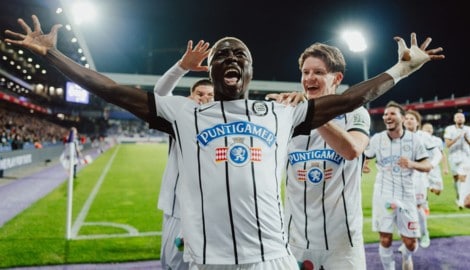 Oumar Diakite traf bei seinen bisherigen drei Bundesliga-Einsätzen für Sturm bereits dreimal, ...
