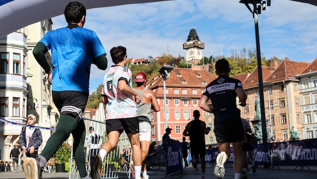 Graz im Lauffieber! Insgesamt fast 15.000 Läufer waren am Start. So viele wie noch nie.